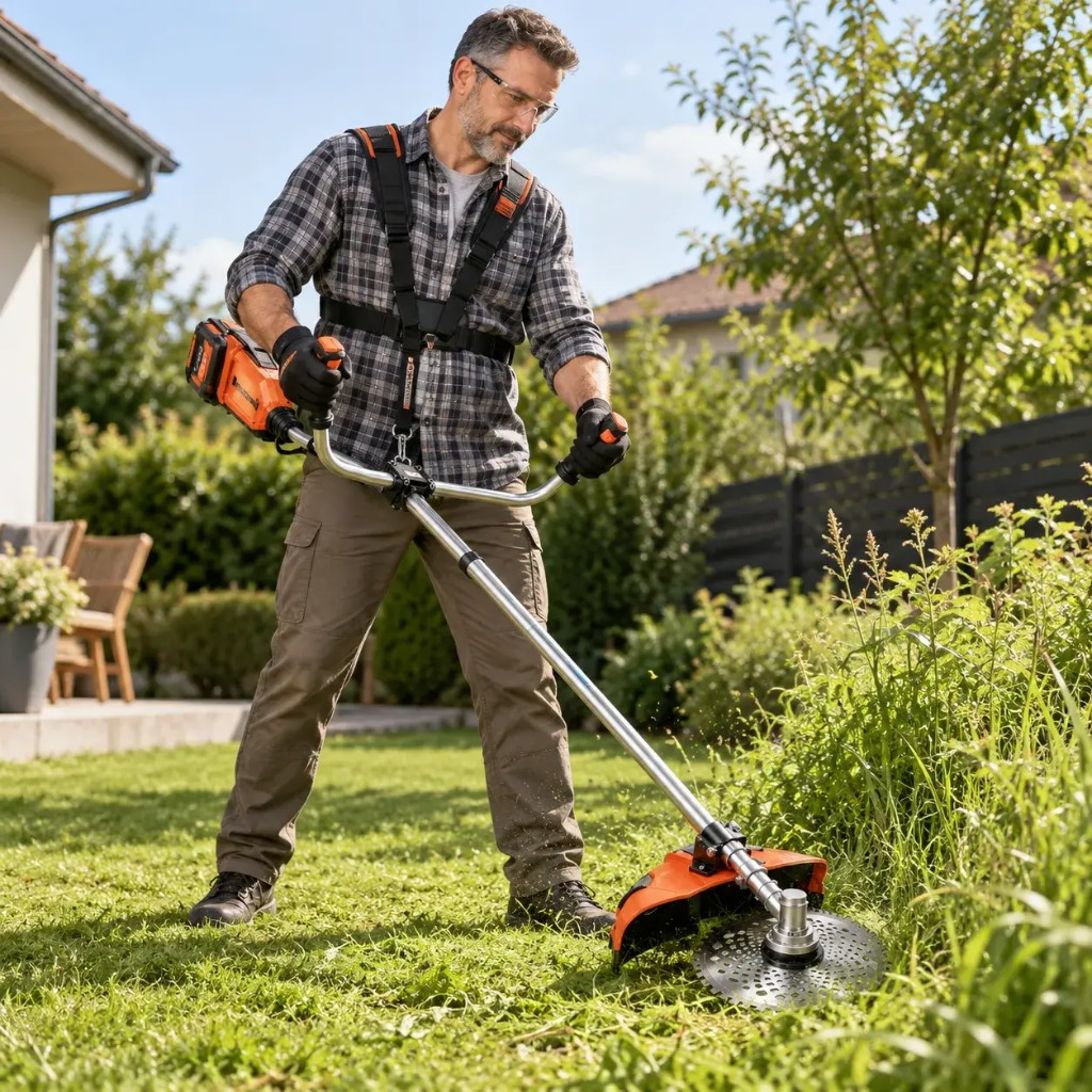 GrassVex™ cabezales de corte 4 en 1 intercambiables para césped y matorral