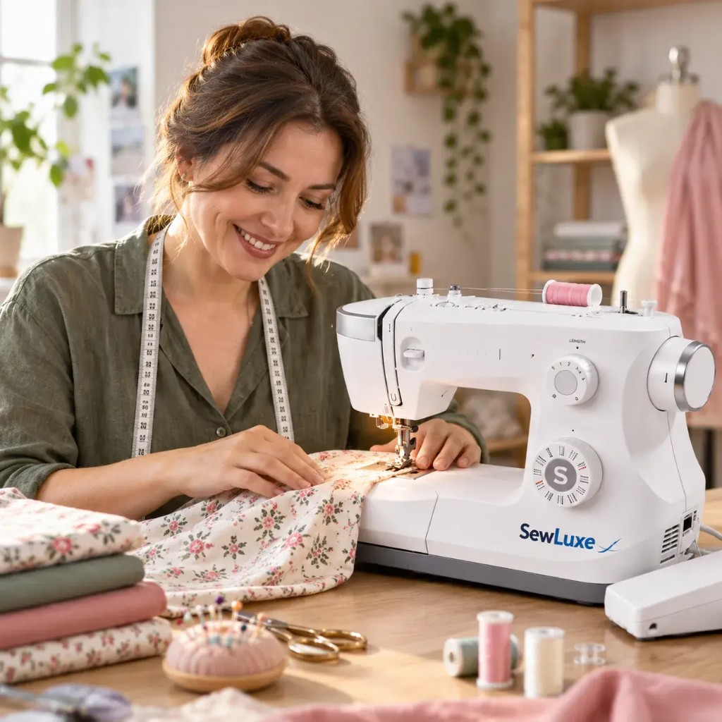 SewLuxe FabricSense automatic fabric adaptation