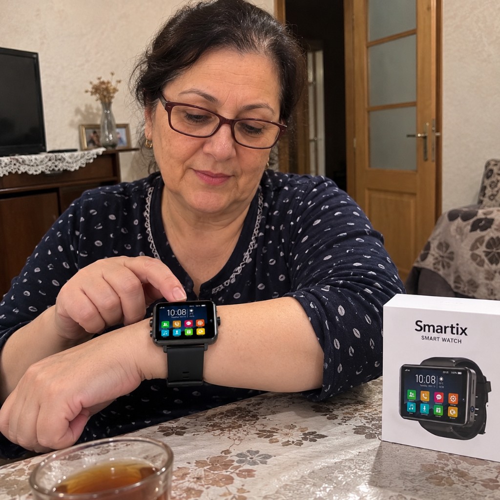 Klientas su Smartix prie dėžutės