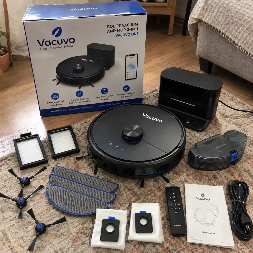 Kit completo Vacuvo con robot, base e accessori