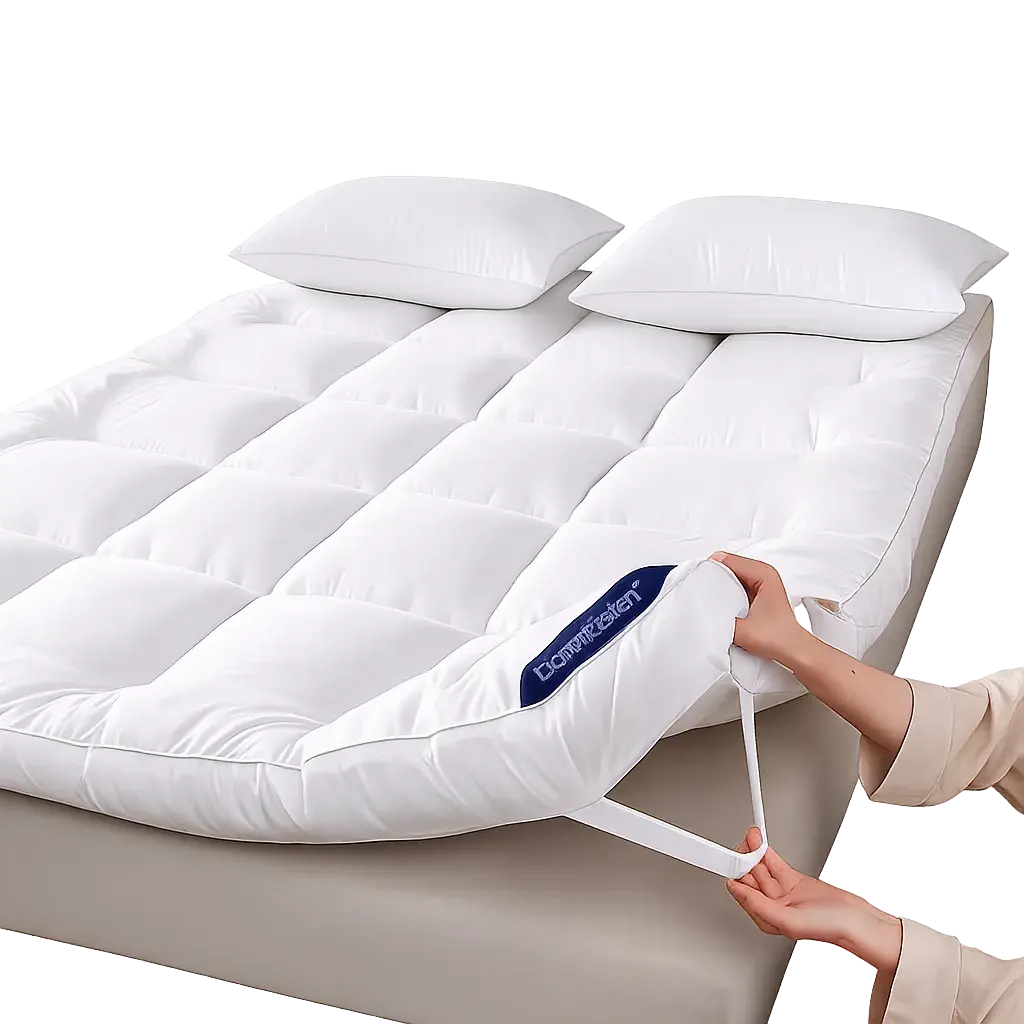 DreamFusion Fresh Summer and Warm Winter Mattress Topper
